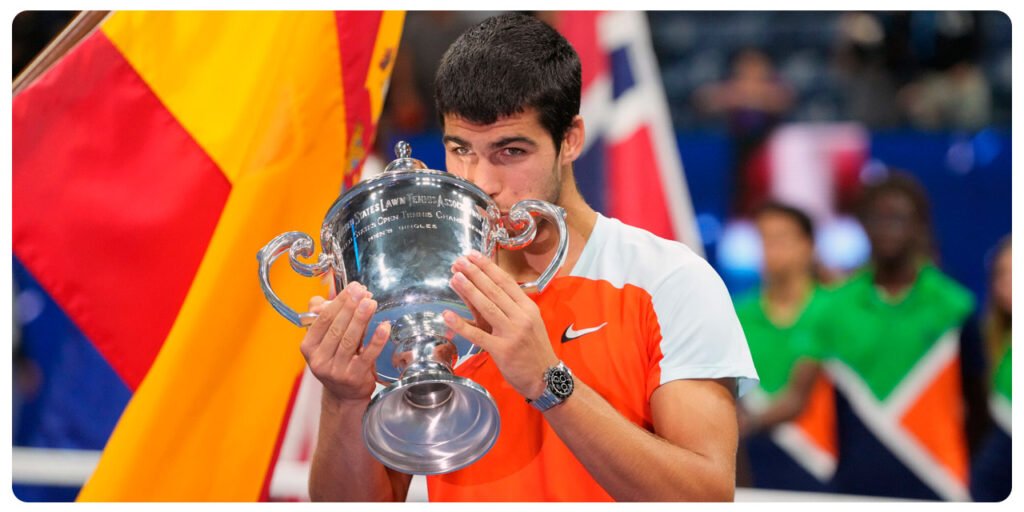 Carlos Alcaraz, campeão do US Open 2022